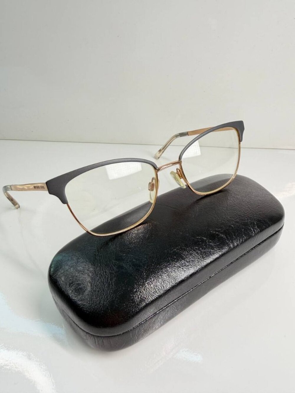 Michael Kors MK3012 “Adrianna IV” Designer Eyeglasses – Rose Gold & Matte Grey